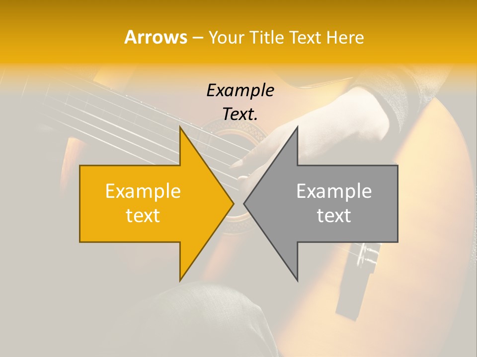 Guitar Musician Detail PowerPoint Template