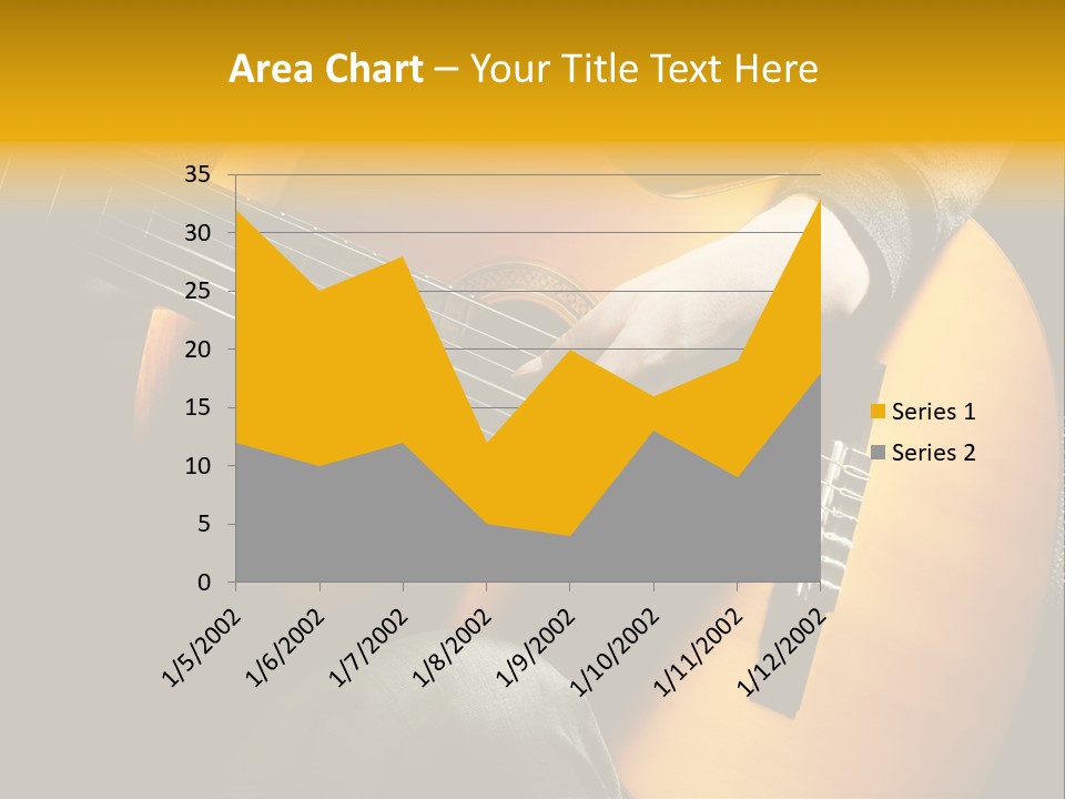 Guitar Musician Detail PowerPoint Template