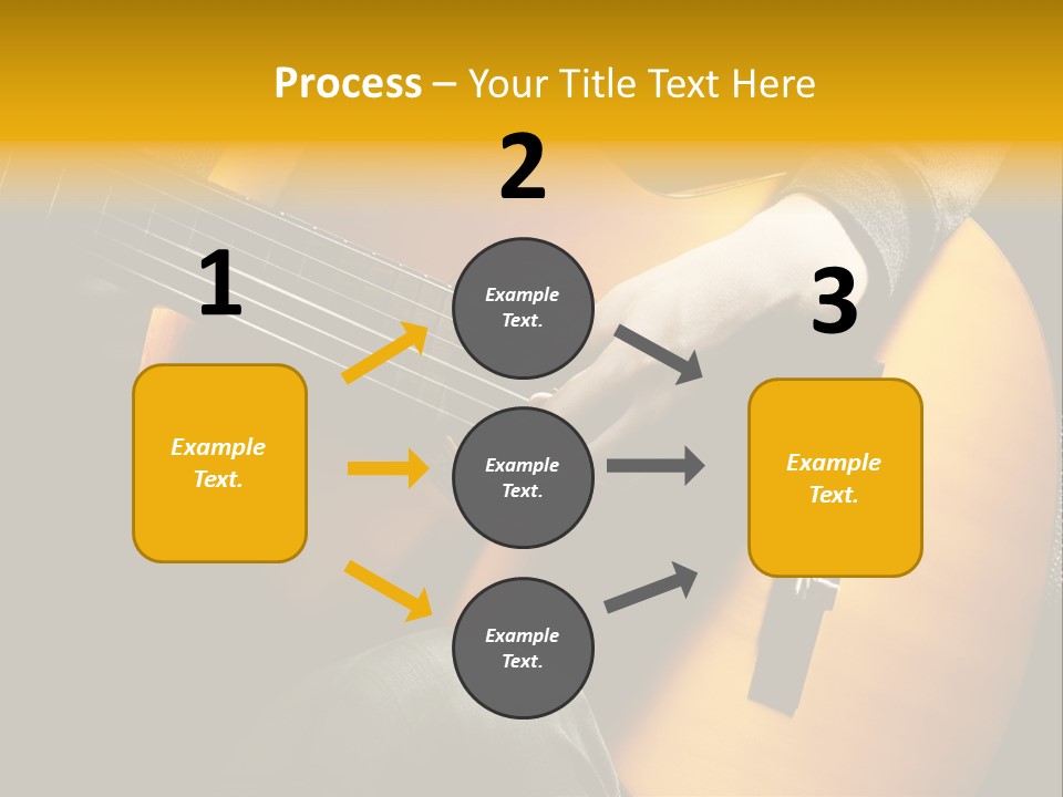 Guitar Musician Detail PowerPoint Template