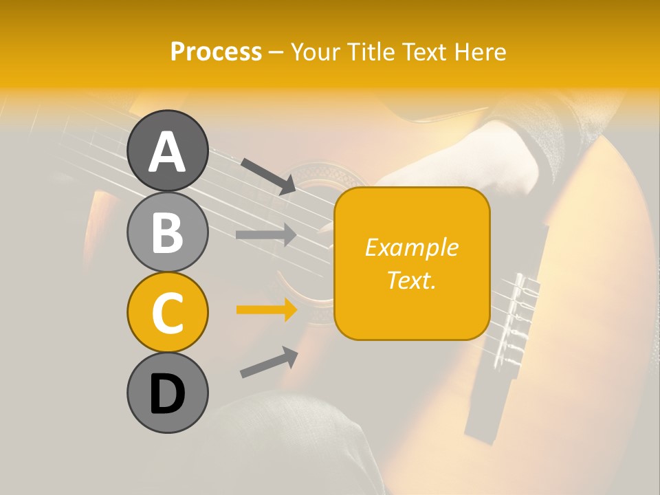 Guitar Musician Detail PowerPoint Template