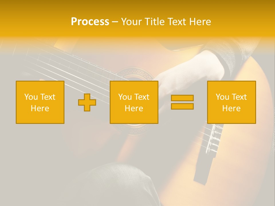 Guitar Musician Detail PowerPoint Template