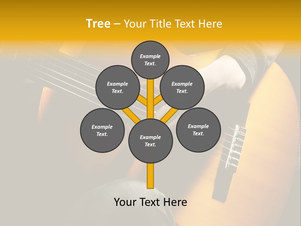 Guitar Musician Detail PowerPoint Template