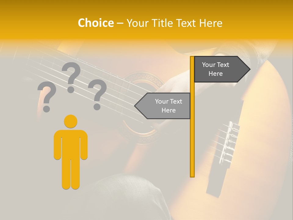 Guitar Musician Detail PowerPoint Template