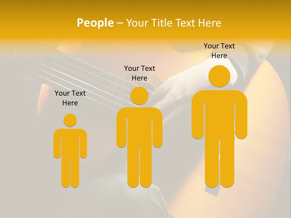 Guitar Musician Detail PowerPoint Template