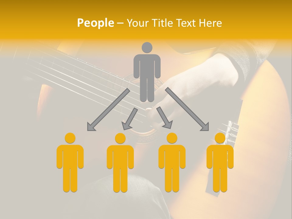 Guitar Musician Detail PowerPoint Template