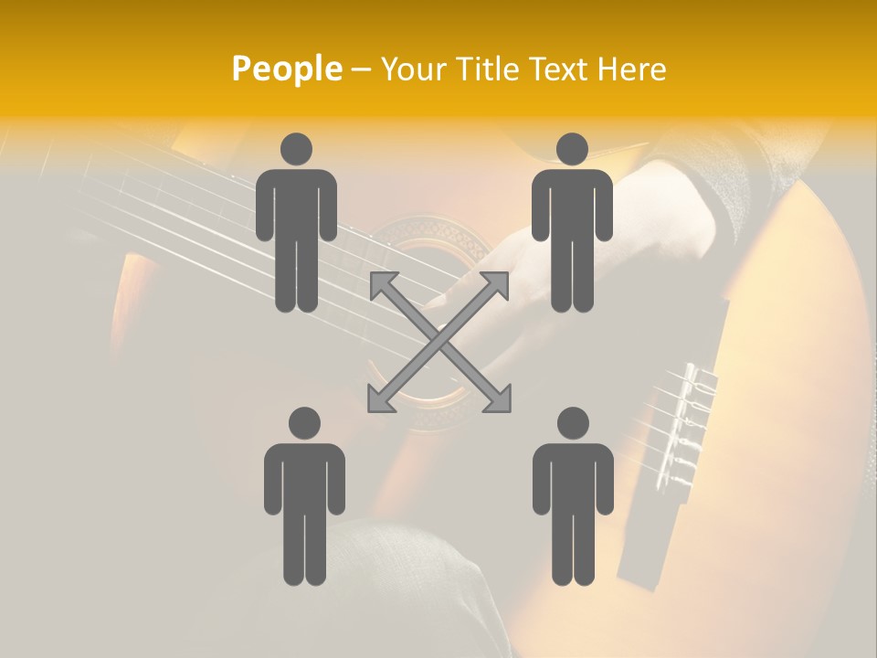 Guitar Musician Detail PowerPoint Template