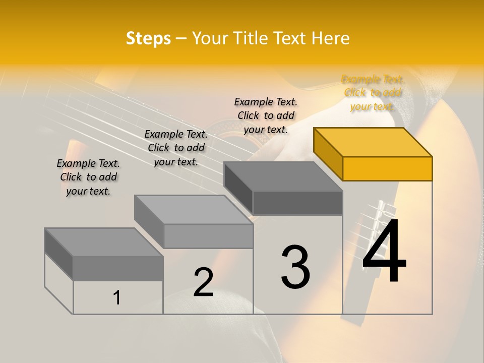 Guitar Musician Detail PowerPoint Template