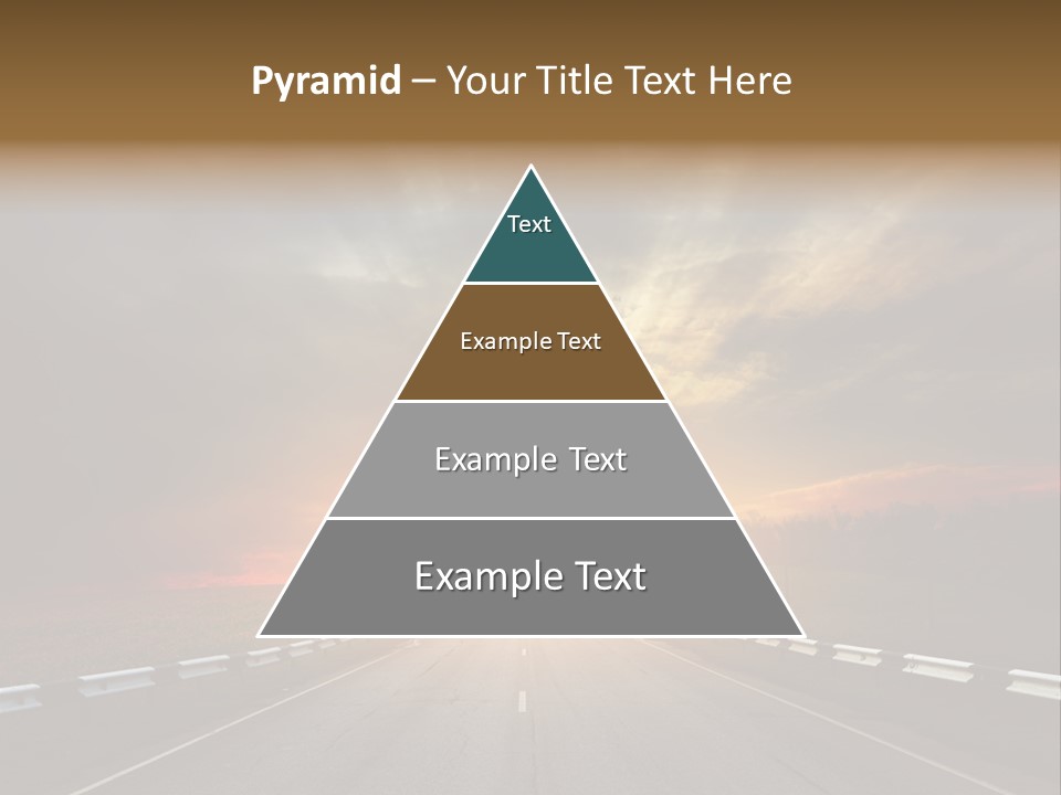 Middle Movement Highway PowerPoint Template
