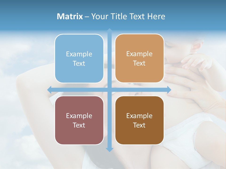 Human Face Baby PowerPoint Template