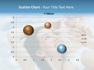 Human Face Baby PowerPoint Template