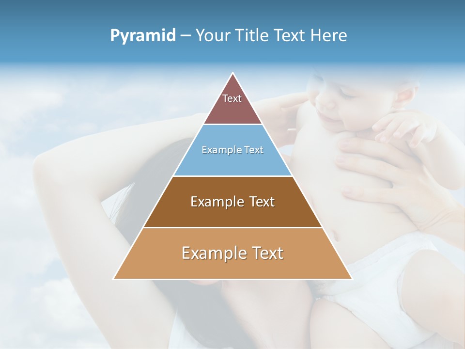 Human Face Baby PowerPoint Template