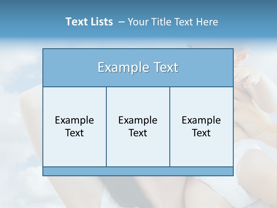 Human Face Baby PowerPoint Template