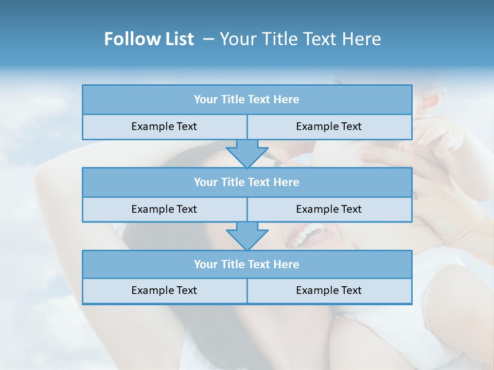 Human Face Baby PowerPoint Template