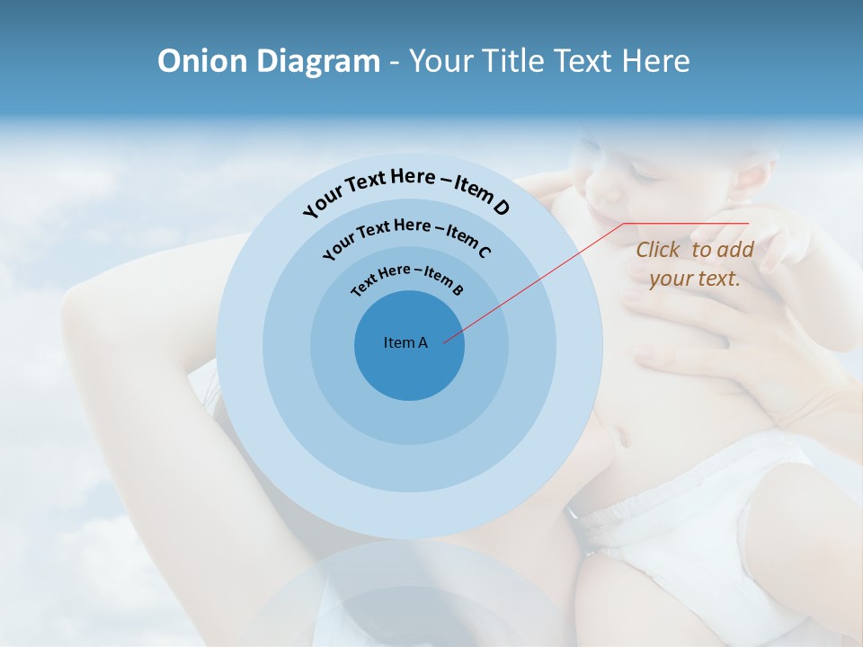 Human Face Baby PowerPoint Template