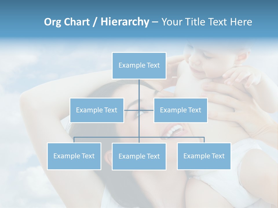 Human Face Baby PowerPoint Template