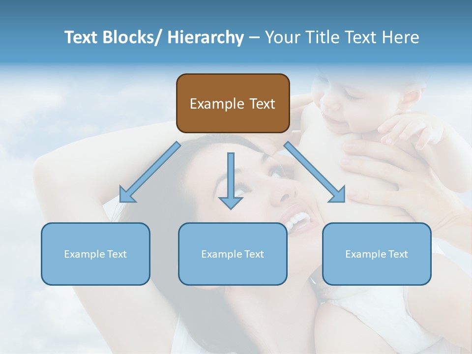 Human Face Baby PowerPoint Template
