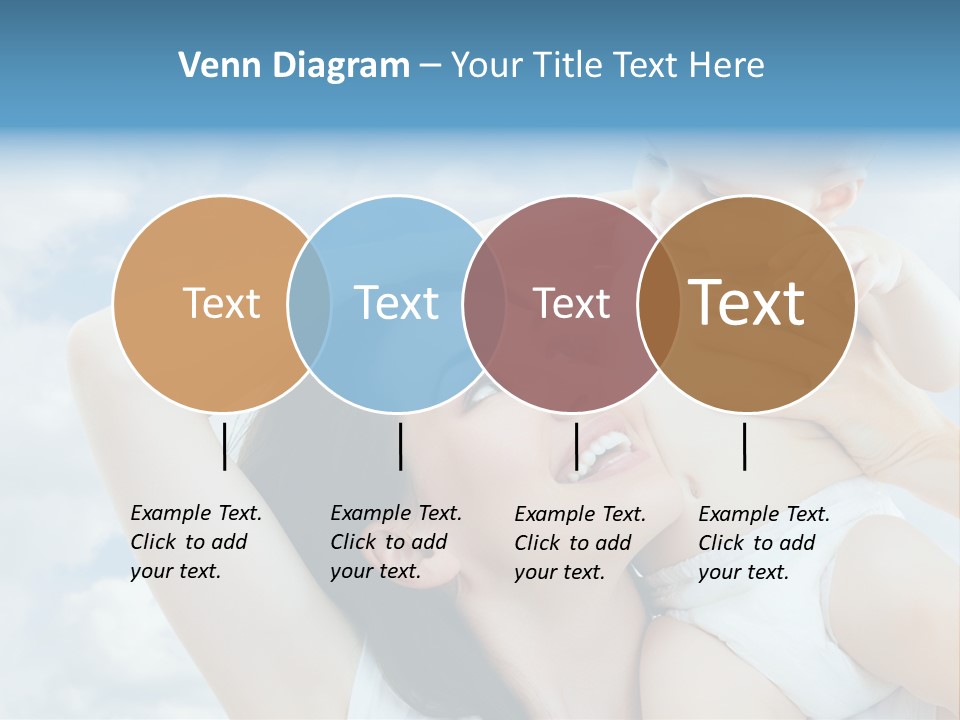Human Face Baby PowerPoint Template