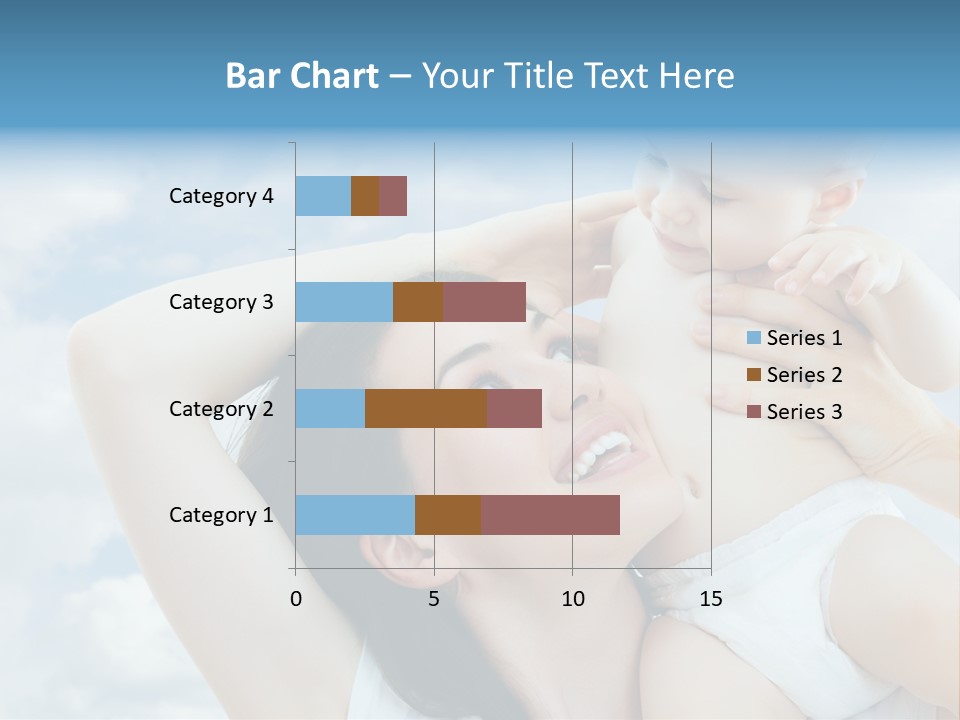 Human Face Baby PowerPoint Template