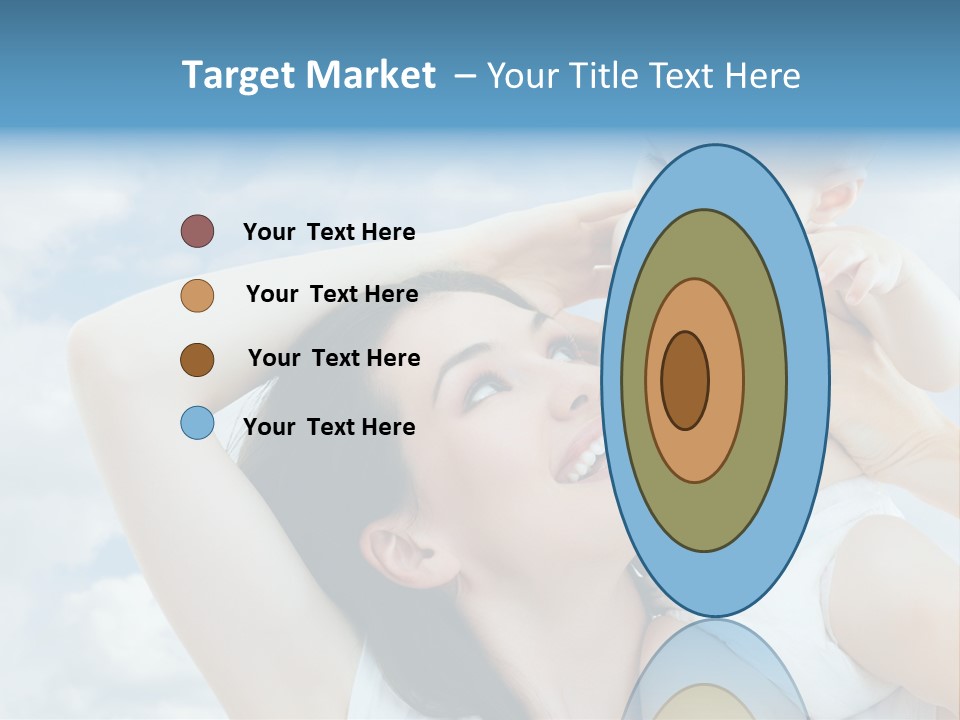 Human Face Baby PowerPoint Template