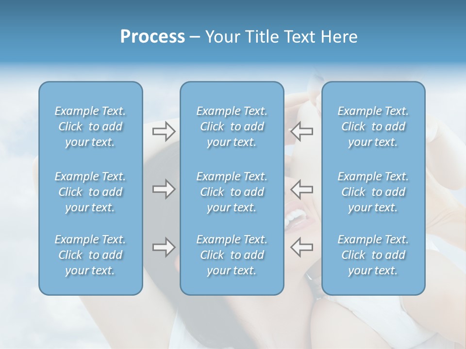 Human Face Baby PowerPoint Template
