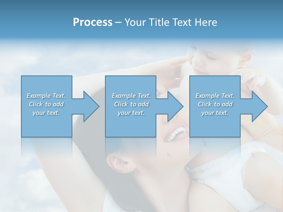Human Face Baby PowerPoint Template