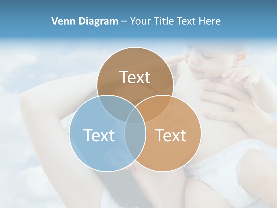 Human Face Baby PowerPoint Template