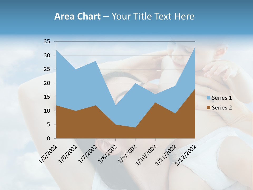 Human Face Baby PowerPoint Template