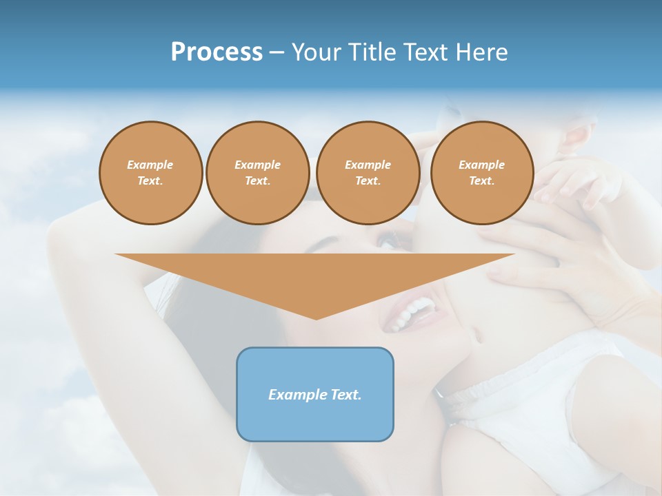 Human Face Baby PowerPoint Template