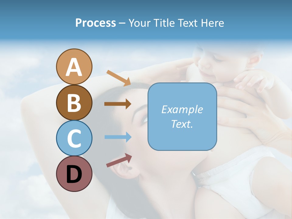 Human Face Baby PowerPoint Template