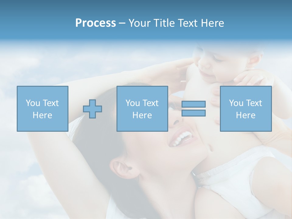 Human Face Baby PowerPoint Template