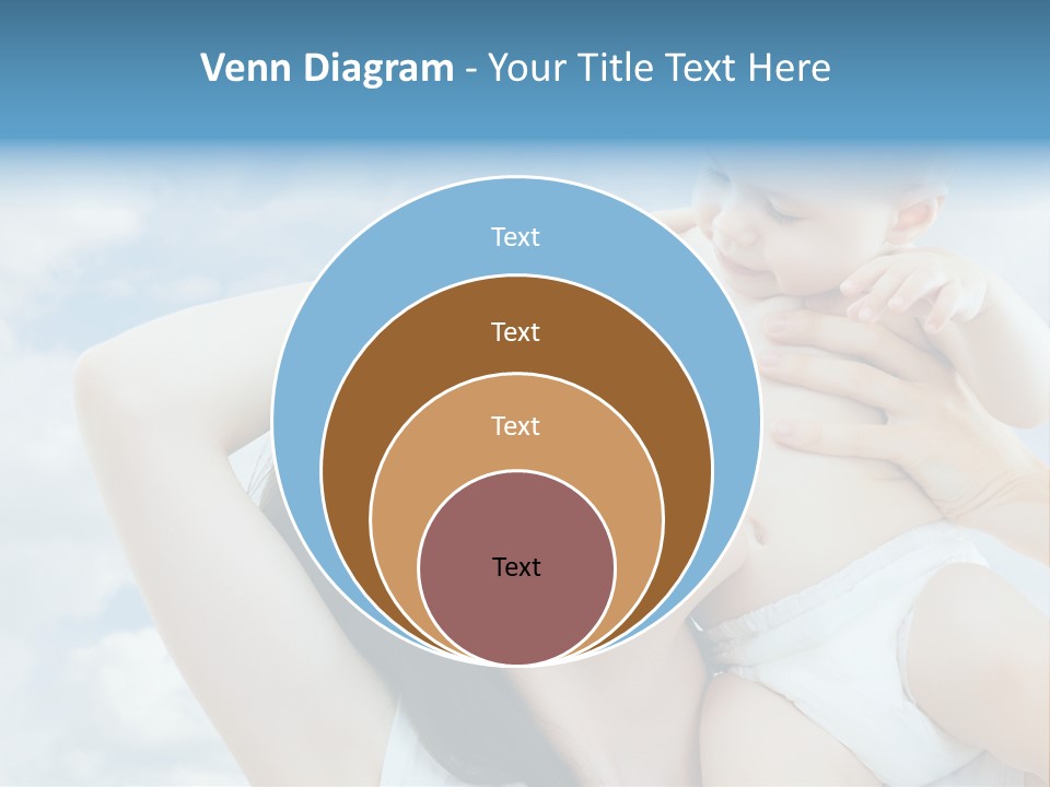 Human Face Baby PowerPoint Template