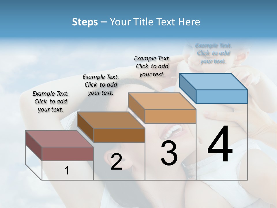 Human Face Baby PowerPoint Template