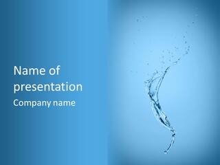 Blue Abstract Design PowerPoint Template