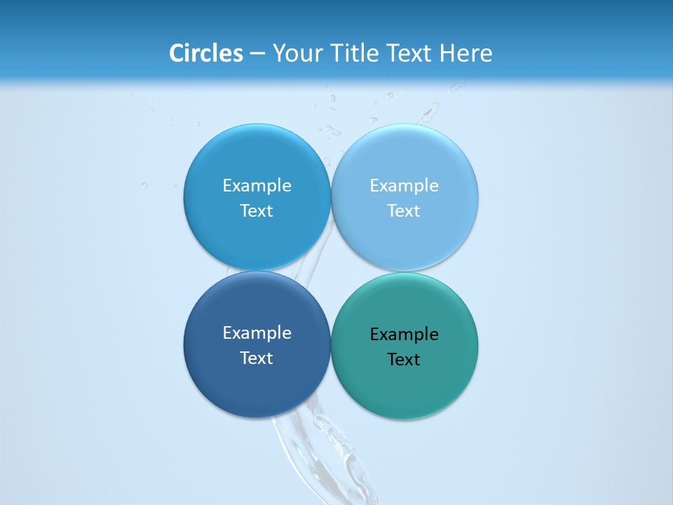 Blue Abstract Design PowerPoint Template