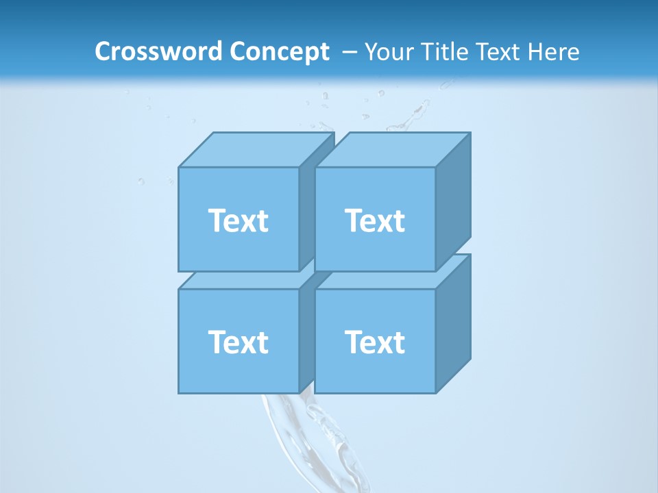 Blue Abstract Design PowerPoint Template