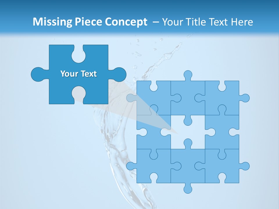 Blue Abstract Design PowerPoint Template