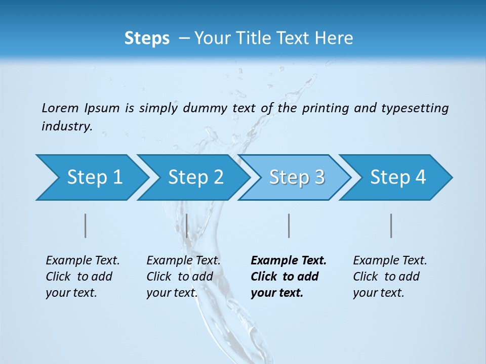 Blue Abstract Design PowerPoint Template