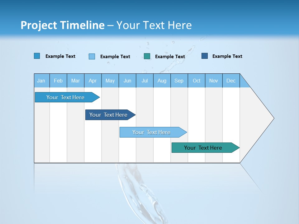 Blue Abstract Design PowerPoint Template