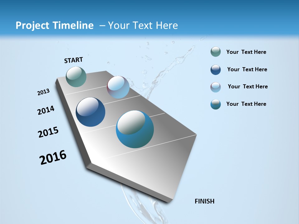 Blue Abstract Design PowerPoint Template