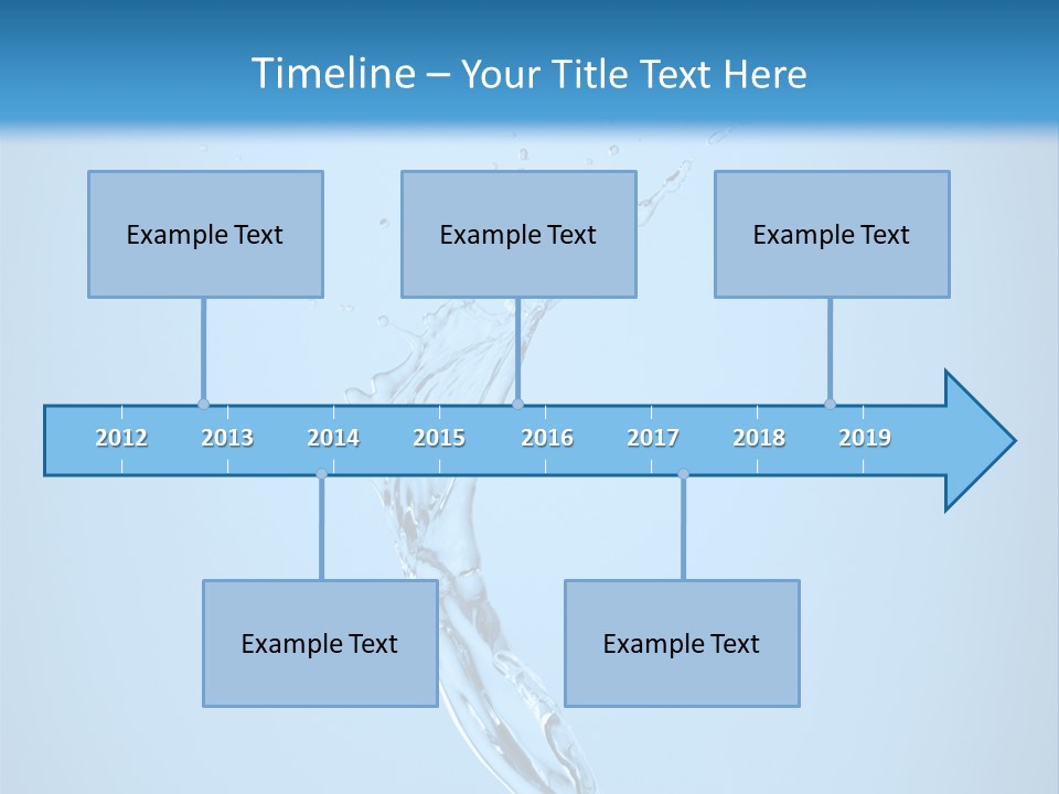 Blue Abstract Design PowerPoint Template