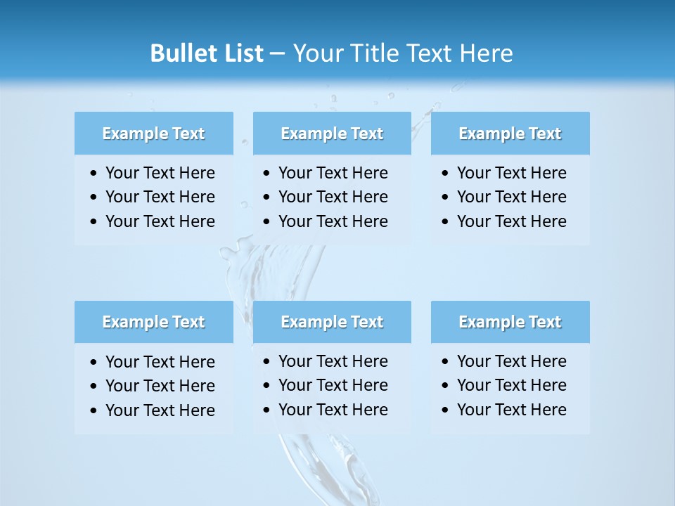 Blue Abstract Design PowerPoint Template