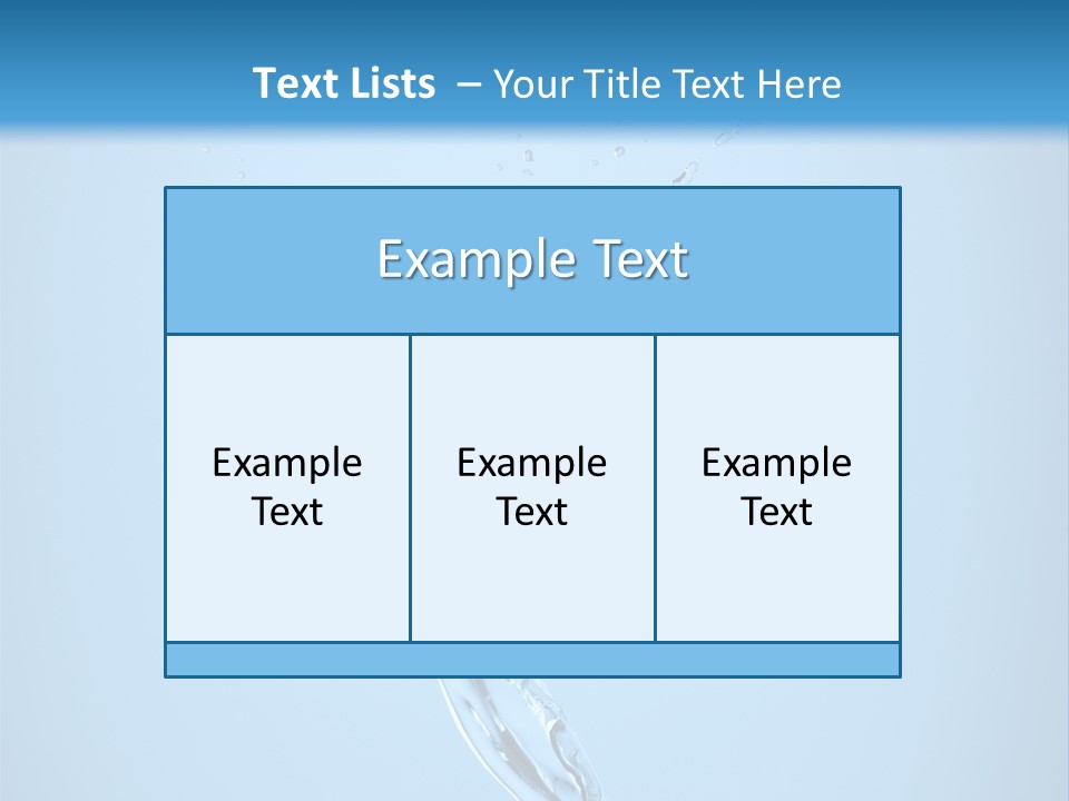 Blue Abstract Design PowerPoint Template