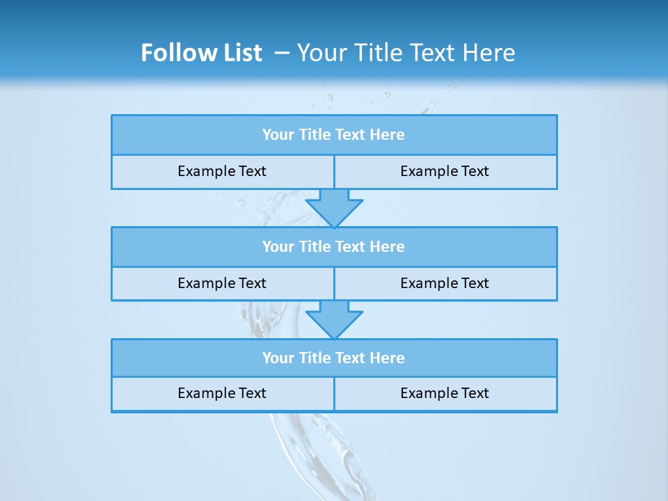 Blue Abstract Design PowerPoint Template