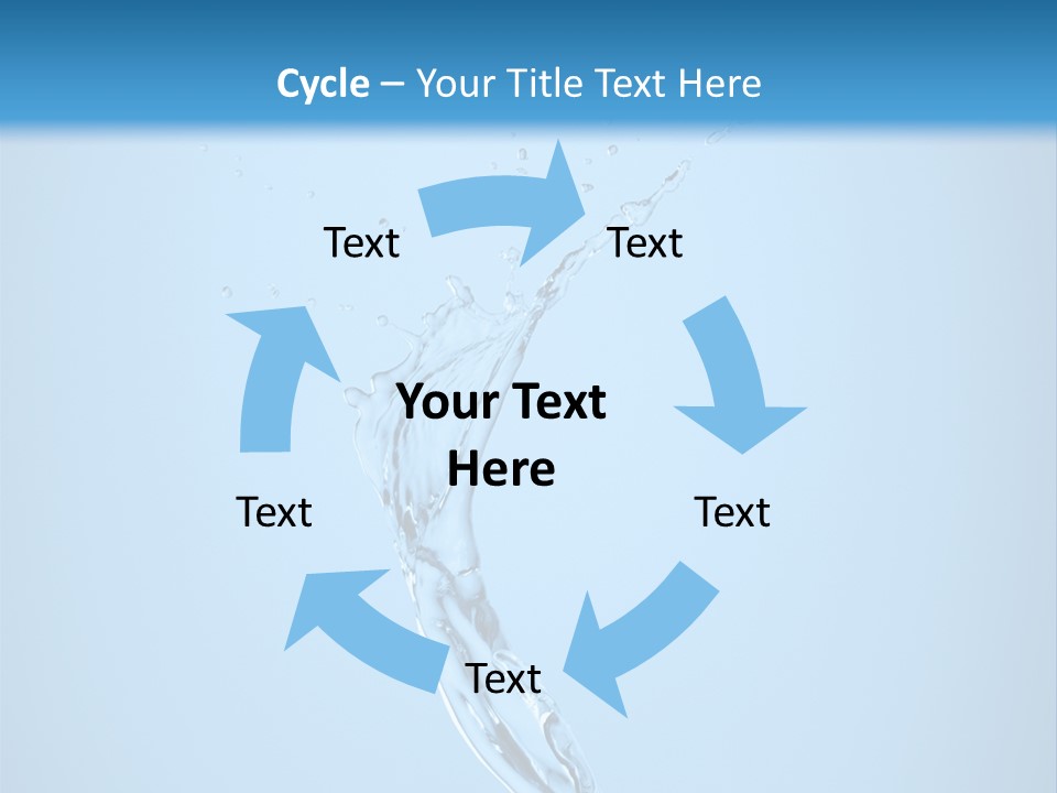 Blue Abstract Design PowerPoint Template