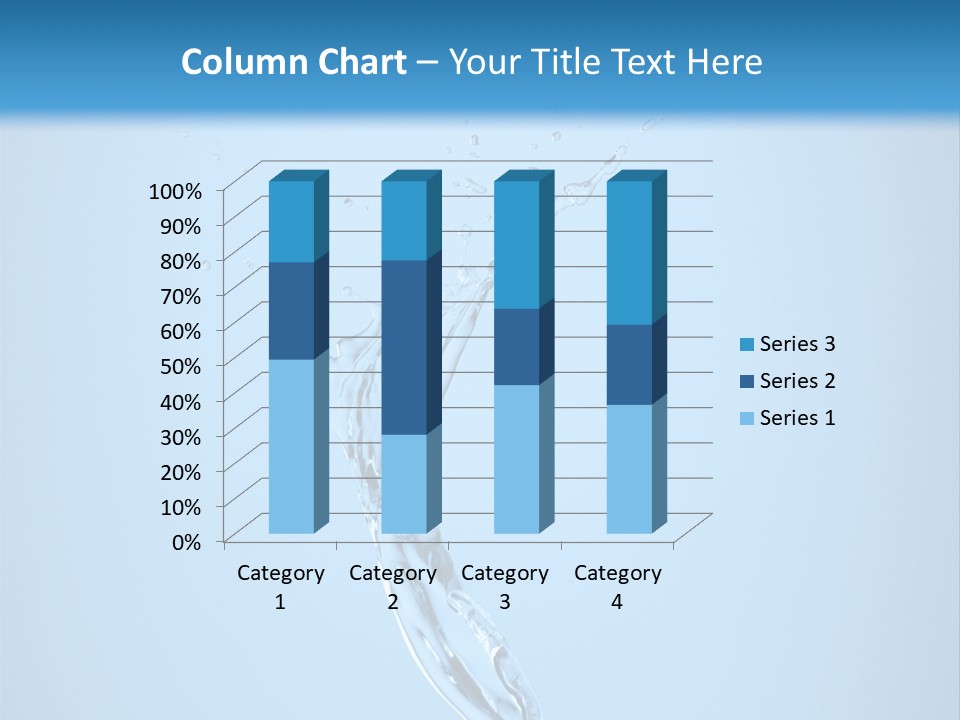 Blue Abstract Design PowerPoint Template