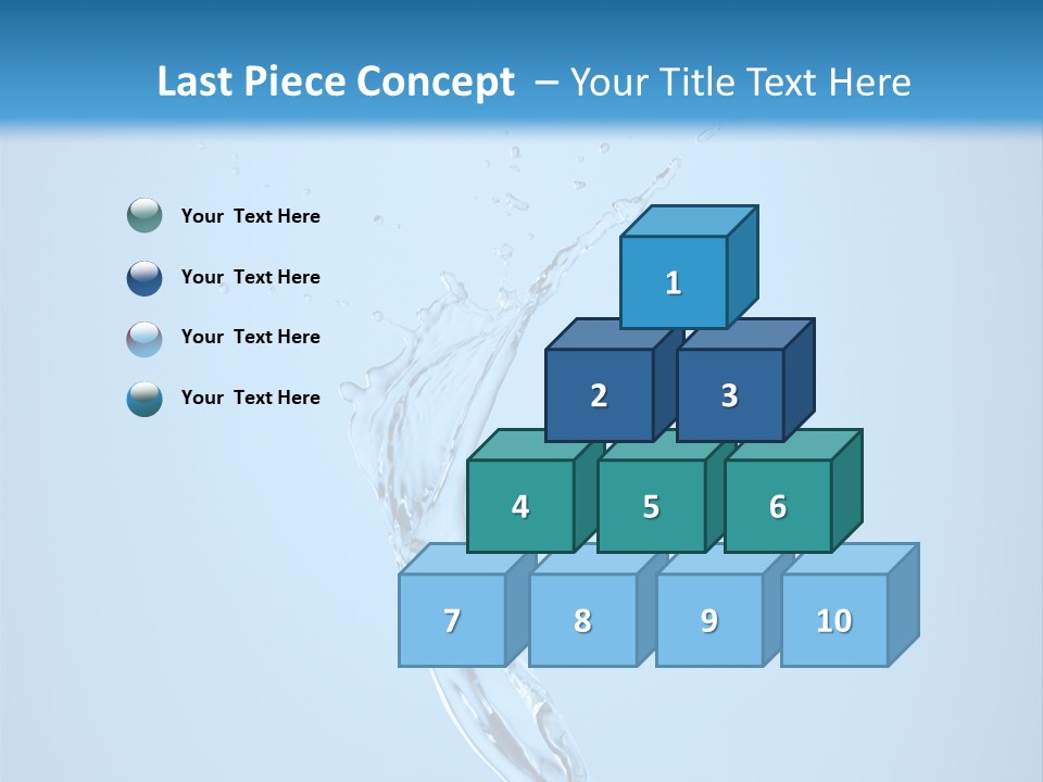 Blue Abstract Design PowerPoint Template
