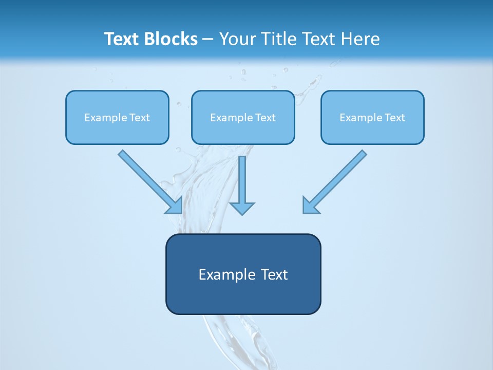 Blue Abstract Design PowerPoint Template