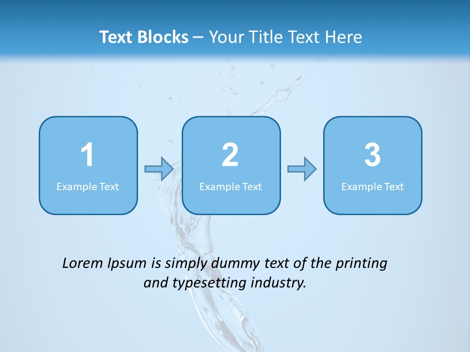Blue Abstract Design PowerPoint Template
