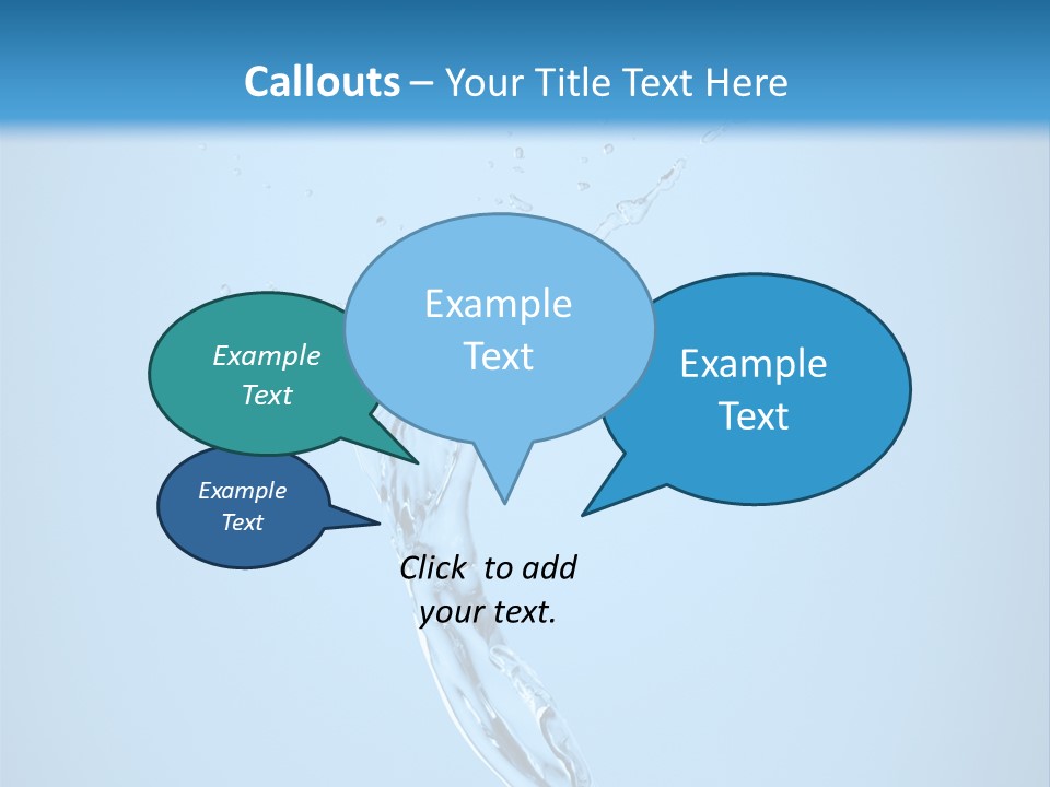 Blue Abstract Design PowerPoint Template
