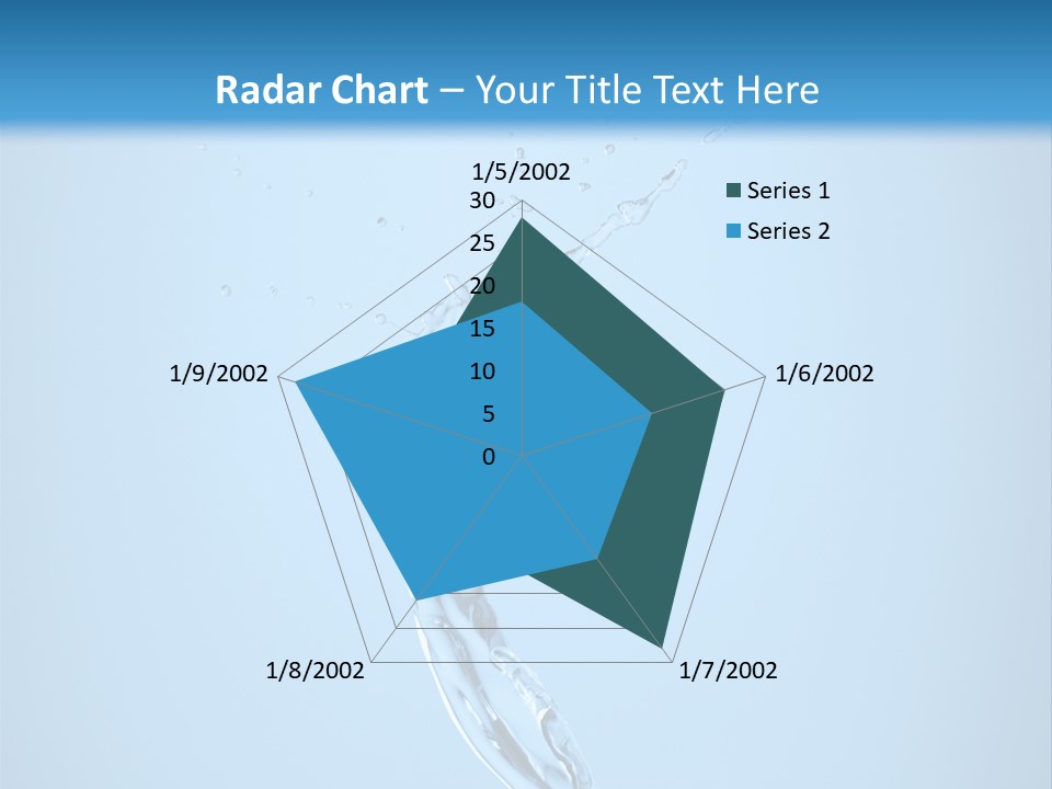 Blue Abstract Design PowerPoint Template